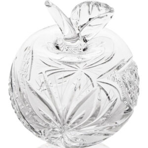 Apfel-Kristallglasfigur-Deko-hangefertigt-apple-chrystallglass-decoration-handmade-neman-glassworksneman